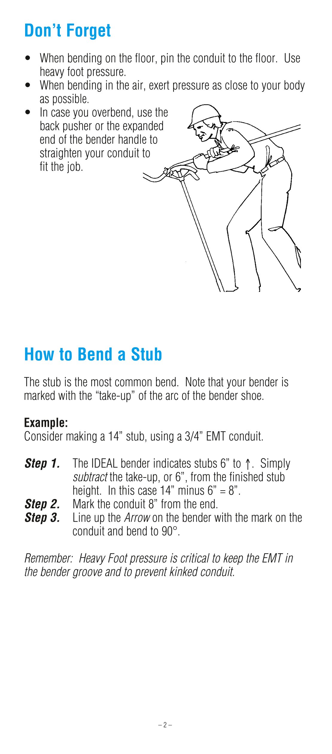 Conduit Bender Guide Klein Tools